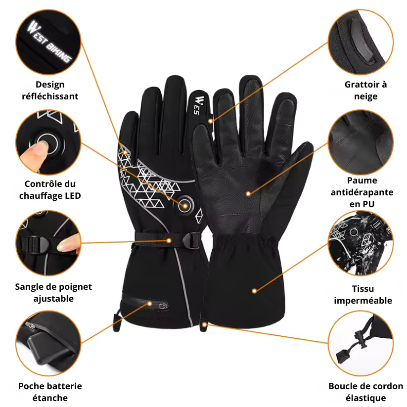 ThermoWear - Gants chauffants