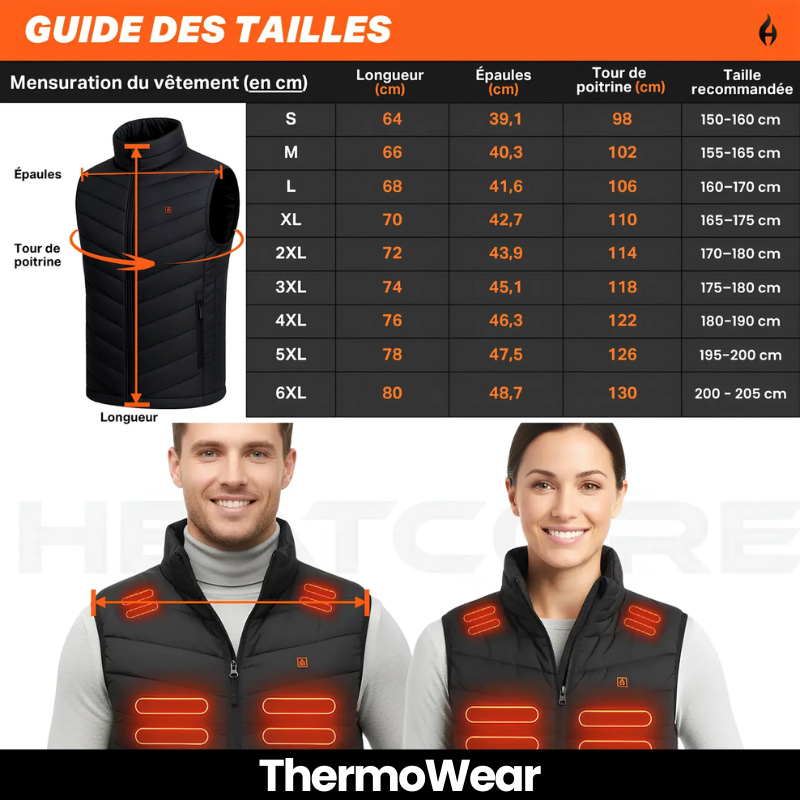 ThermoWear NEO 2.0 - Gilet chauffant